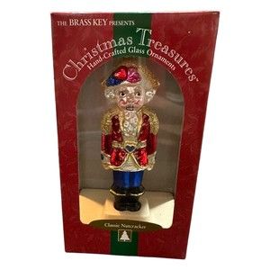 The Brass Key Christmas Treasures Classic Nutcracker Ornament Vintage